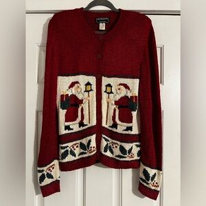 Vintage South Cotton Hand Loomed Christmas Sweater